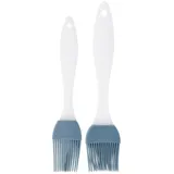 Neuetischkultur Backpinsel Backpinsel 2er-Set blau|grau|weiß