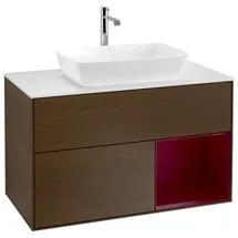 Villeroy & Boch Waschtischunterschrank 100 x 60,3 x 50,1 cm Braun