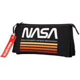 Karactermania NASA Black-FAN Dreifach Federmäppchen, Schwarz