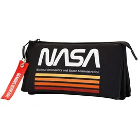 Karactermania NASA Black-FAN Dreifach Federmäppchen, Schwarz