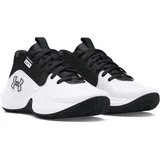 Under Armour GS Lockdown 7 Basketballschuhe Kinder 102 white/black/black 37.5