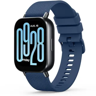 Wanme Armband Kompatibel mit Xiaomi Redmi Watch 5 Active/Redmi Watch 5 Lite Armbänder für Herren Damen, Weich Silikon Uhrenarmband, Wasserdichtes Sport Ersatzarmband, Navy Blau