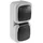 ChiliTec Feuchtraum Kombi-Schalter/Steckdose IP44 250V/10/16A grau
