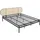 [en.casa] Metallbett Linköping 180 x 200 cm mit ovalem Kopfteil