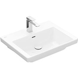 Villeroy & Boch Villeroy und Boch Subway 3.0 Schrank-Waschtisch 4A706101 60x47cm, mit 1 Hahnloch/ohne Überlauf, weiß