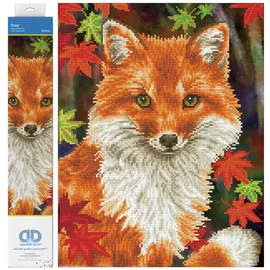 DIAMOND DOTZ® DIAMOND DOTZ DD9.043 Original Diamond Painting Foxy, Kreativset mit 14.758 Diamant Mosaiksteinen, Malset ca. 35 x 45 cm, DIY Komplettset für Erwachsene und Kinder ab 8 Jahren