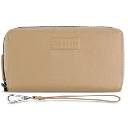 bugatti Elsa Geldbörse RFID Schutz Leder 19 cm sand