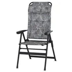 SIENA GARDEN Camping-Klappstuhl »Natura«, Alugestell, Polyester, grau