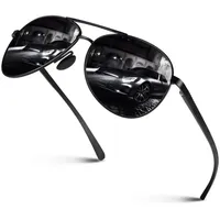 CGID Pilotenbrille Al-Mg Rahmen UV400 Schutz