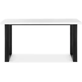 Konsimo Esstisch 80 x 77 x 77 cm weiß
