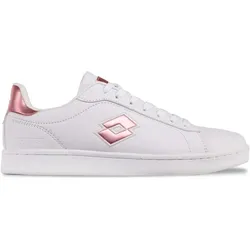 Sneaker LOTTO, Gr. 38, pink (weiß, pink), Synthetik, clean, sportlich, Schuhe, - mit chiquen Kontrast-Details