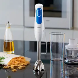 Braun MultiQuick 3 MQ 3025 Omelette Stabmixer weiß/blau