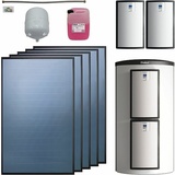 Vaillant Solarthermie-Paket 9.432/5 - 5 Kollektoren VFK 145 V mit Speicher VPS 800/3-7 - 12,55 m2 - 0010042370