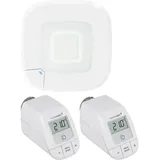 eQ-3 Homematic IP Starterkit Heizen, Access Point, Funk-Heizkörperthermostat HmIP-HAP2+HmIP-eTRV-B 2 - 2er Set
