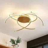 LINDBY Yareli, gold, Metall, Ø 70cm