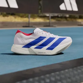 adidas Adizero Adios Pro 4 Herren Cloud White/Team Royal Blue/Pure Ruby 41 1/3