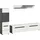 Home Affaire Wohnwand HOME AFFAIRE "REHAT, TOPSELLER, 3-teilig, wahlweise stehend und hängend montierbar", basalt grau, weiß, B:221cm H:141cm T:33cm, Holzwerkstoff, Kastenmöbel-Sets, Wohnwand, Kombination, Anbauwand, Set, Wohn-Set, Wohnzimmer-Set, Schrankwand