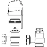 Daikin EK2VK0 2-Wege-Ventil mit Antrieb