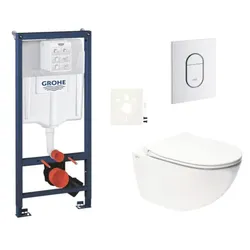 Swiss Aqua Technologies Infinitio Hänge-WC Set für Trockenbau / Vorwandinstallation SIKOGRSIN11ASH0