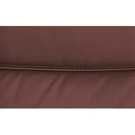 Hukla Fernsehsessel Dean Leder 70 x 109 x 88 cm Rot elektrisch mit Rollen
