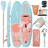 Devoko Stand Up Paddling Board Aufblasbar, mit Universal Kamerahalterung und Sitz. SUP Board Set mit 2-in-1-Sup Paddel. Standup Paddle Boards 320 × 80cm, Geeignet zum Anfänger, Sitzen, Stehen, Liegen