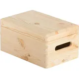 Astigarraga Holzkiste 30 x 20 x 14 cm 1-tlg. beige