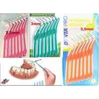 DentaPro Interdentalbürste, 7 Stück, weiß, Durchmesser 2,5 mm