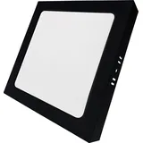 LUXULA LED Aufbauleuchte 6 Eckig IP44 600lm Schwarz