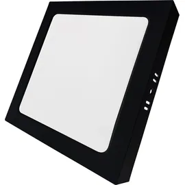 LUXULA LED Aufbauleuchte 6 Eckig IP44 600lm Schwarz