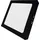 LUXULA LED Aufbauleuchte 6 Eckig IP44 600lm Schwarz