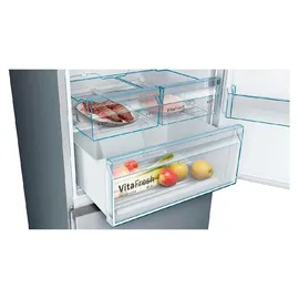 Bosch Serie 4 KGN49XLEA Kühl-Gefrierkombination (438 l, 2030 mm hoch, Inox-look)