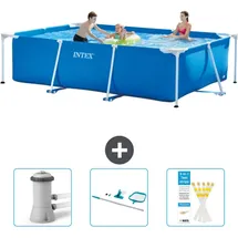 Intex Rahmenschwimmbecken rechteckig - 300x200x75 cm – Zubehör CB82 Blau No Size