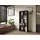 SKRAUT HOME Bücherregal 67 x 31 x 162 cm Schwarz/Eiche