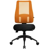 TOPSTAR Lady Sitness Deluxe ohne Armlehnen schwarz/orange/schwarz