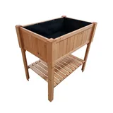 Coemo Hochbeet 120 x 40 x 90 cm Braun