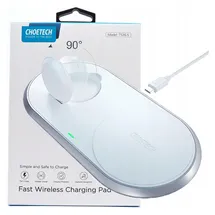 CHOETECH T317 2-in-1 Qi-Ladestation für Smartphone und Apple Watch, MFi-zertifiziert