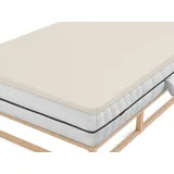 biberna Spannbettlaken Jersey-Elasthan 140 x 200 - 160 x 220 cm grau