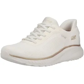 SKECHERS Bobs Squad Chaos Damen Weiß/Gold 39