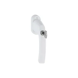 HOPPE DK-Fenstergriff abschließbar Luxemb. 099S/U52Z 200NM 7/37, F9016