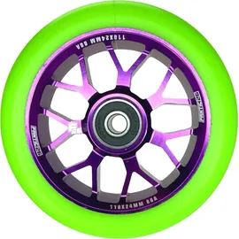 Fantic26 Spy7 Stunt-Scooter Rolle 110mm Abec11 Lila/ PolyurethanGrün