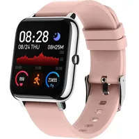 BOZLUN Smartwatch, Smartwatch, wasserdicht IP67 für Herren und Damen, Schlafüberwachung, Pulsmesser, Kalorienzähler, 3,6 cm (1,4 Zoll), Touchscreen, Smartwatch für Android iOS, Rosa