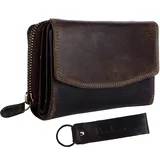 Chunkyrayan Geldbörse Damen Portemonnaie braun