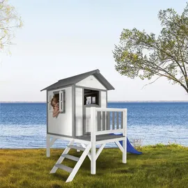 Axi Spielhaus Lodge XL Holz Grau
