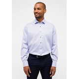 Eterna MODERN FIT Hemd in hellblau bedruckt, hellblau, 45
