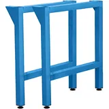 ADB Werkbankfuß 2er Set Gestell Stützfuß für Werkbänke 700x800mm Lichtblau - ADB
