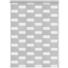 Lichtblick Doppelrollo Arena 45 x 150 cm grau