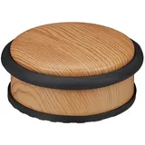Relaxdays Türstopper Holzoptik Hellbraun 10 x 5 cm