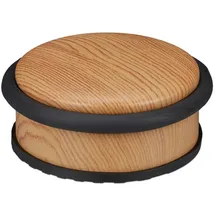 Relaxdays Türstopper Holzoptik Hellbraun 10 x 5 cm