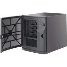 Supermicro SC721 TQ-350B2 Mini-ITX PC Gehäuse, Schwarz