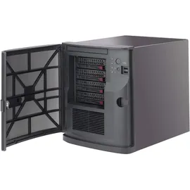 Supermicro SC721 TQ-350B2 Mini-ITX PC Gehäuse, Schwarz